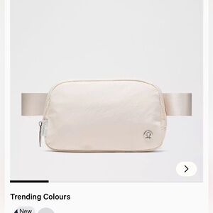 Light Ivory lululemon Belt Bag